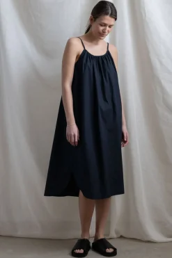 Kjole - Strap Dress Black Navy