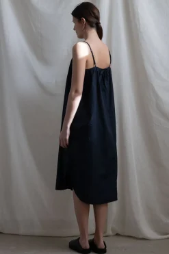 Kjole - Strap Dress Black Navy