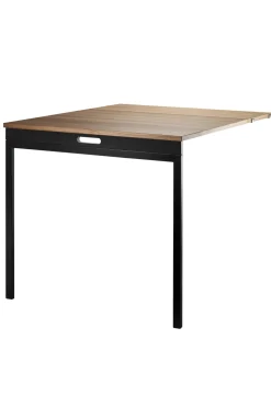 Klappbord - 78x96 Valnøtt/Sort