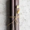 Kronelys - h27cm Brun