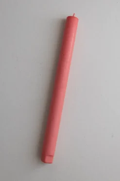 Kronelys - H27cm Korall