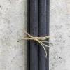 Kronelys - h27cm Sort