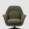 Lenestol - Swoon Lounge Petit 1776 Carlotto 900 Swivel Sort