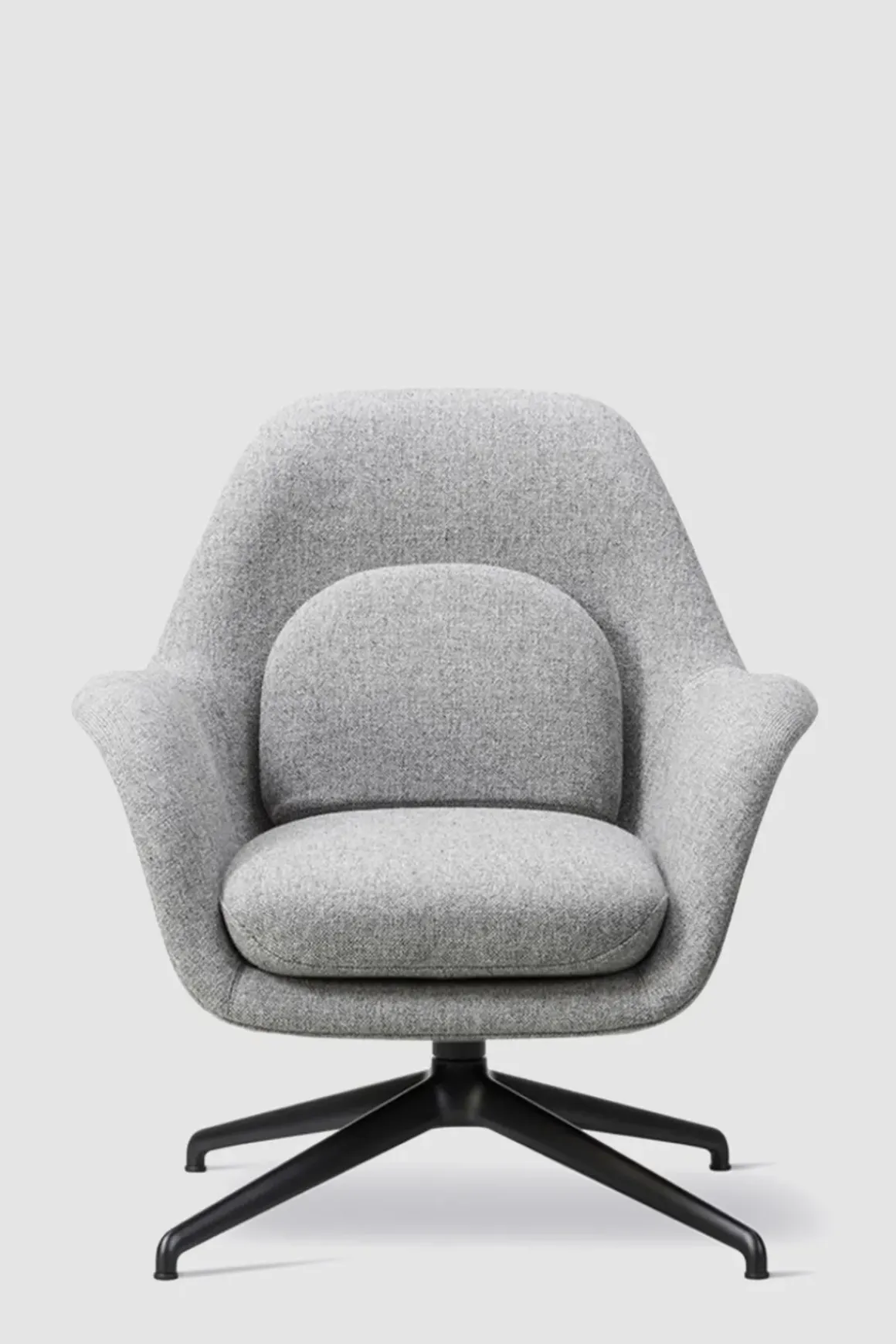 Lenestol - Swoon Lounge Petit 1776 Hallingdal 130 Swivel Sort