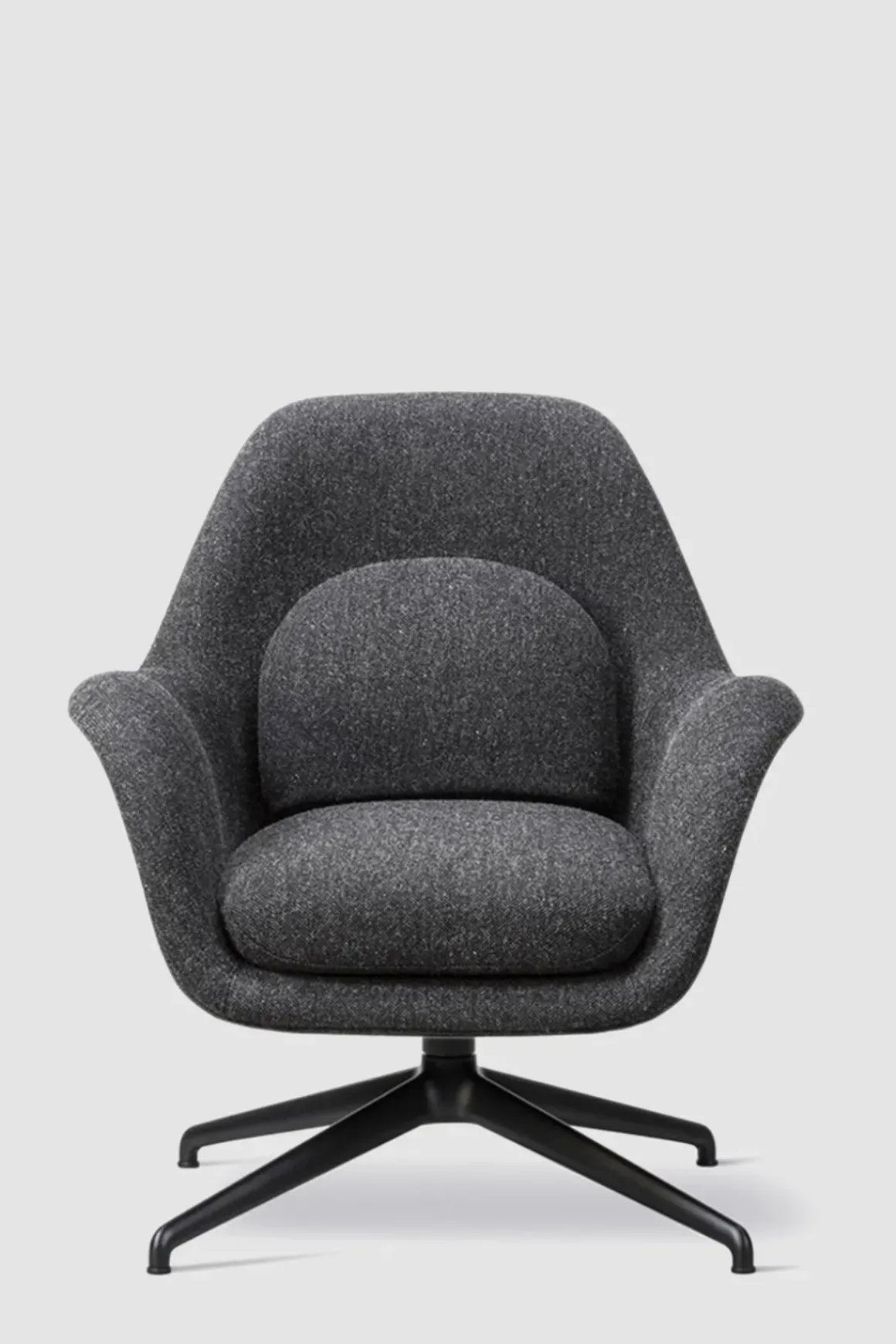 Lenestol - Swoon Lounge Petit 1776 Hallingdal 180 Swivel Sort