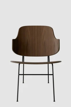 Lenestol - The Penguin Lounge Black Steel, Walnut