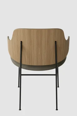 Lenestol - The Penguin Lounge 329 Dakar, Black Steel, Natural Oak