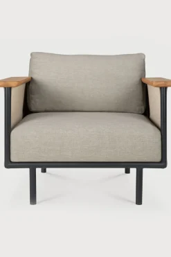 Loungestol - Corbey Sort/Oyster