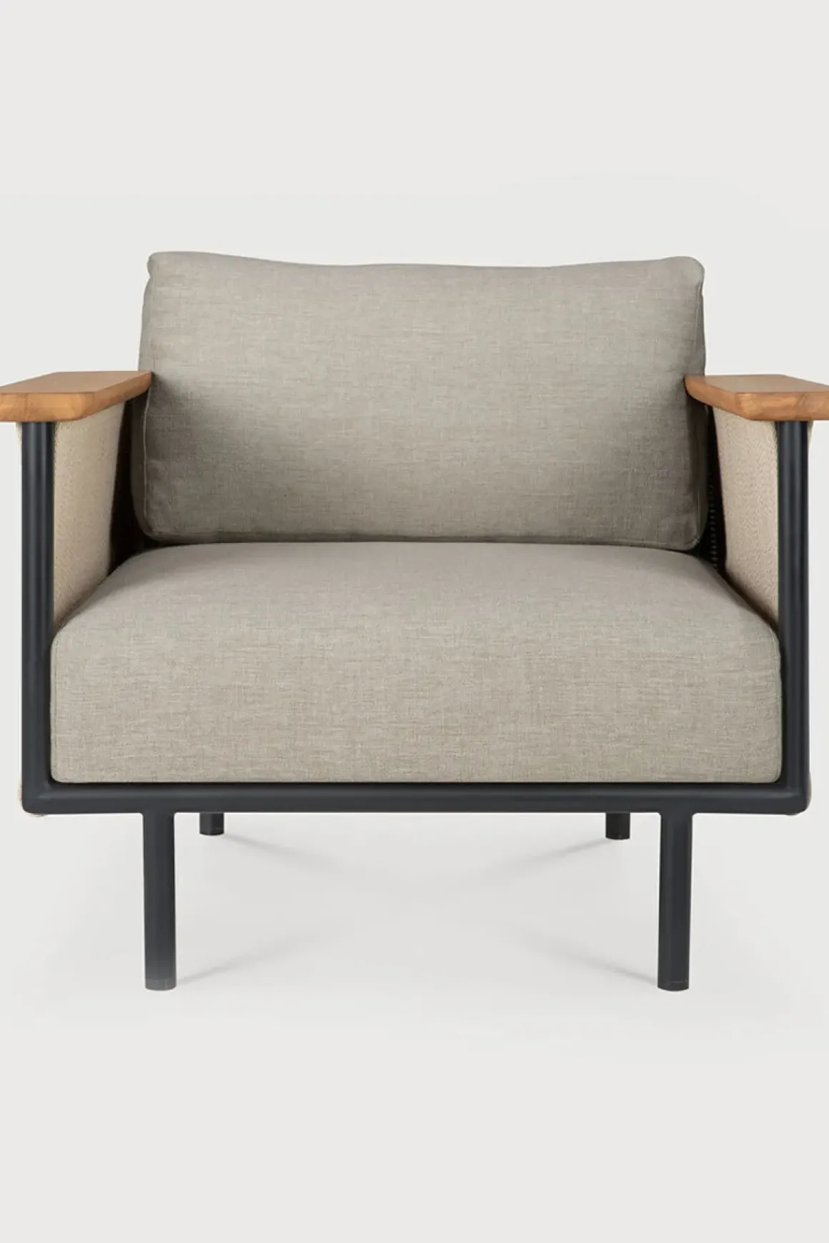 Loungestol - Corbey Sort/Oyster