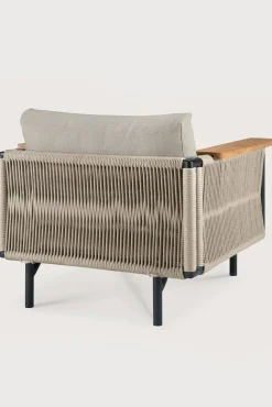 Loungestol - Corbey Sort/Oyster