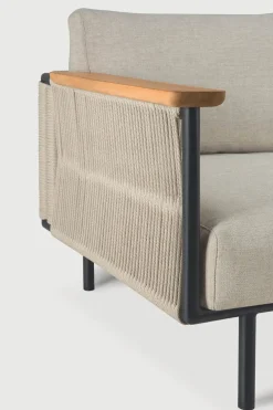 Loungestol - Corbey Sort/Oyster