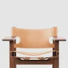 Loungestol - Spanish Chair 2226 Oljet Valnøtt/Natur Lær