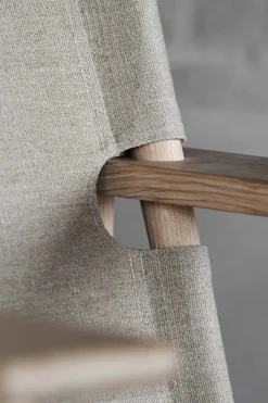 Loungestol - The Canvas Chair 2031 Såpet Eik / Naturfarget Canvas