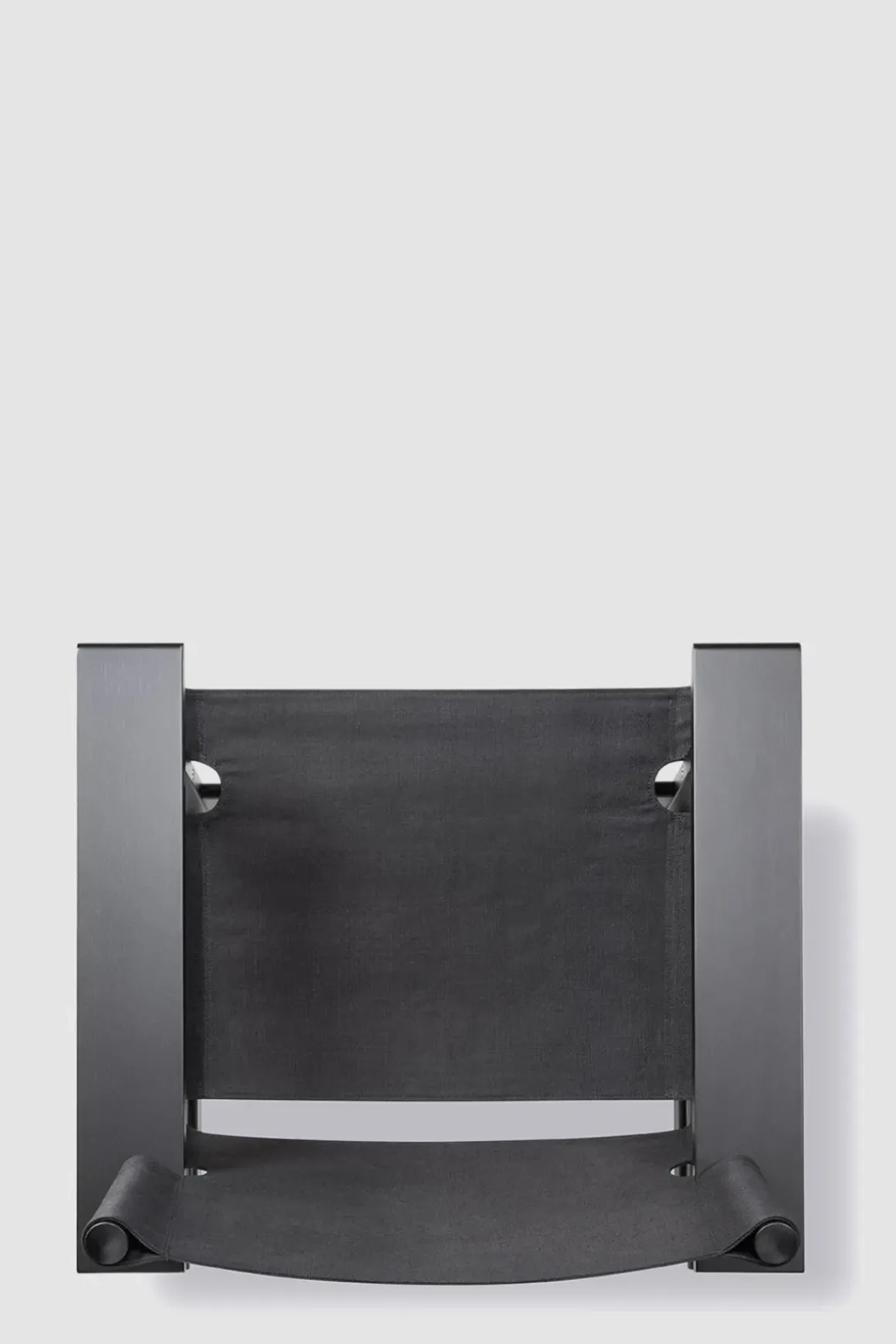 Loungestol - The Canvas Chair 2031 Sortlakkert Eik / Sort Canvas