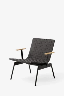 Loungstol - Ville AV45 m/Armlene Warm Black