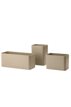 Oppbevaringsboks - Beige 3pk