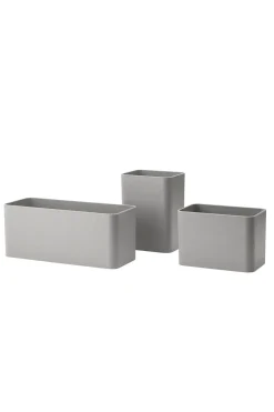 Oppbevaringsboks - Grå 3pk