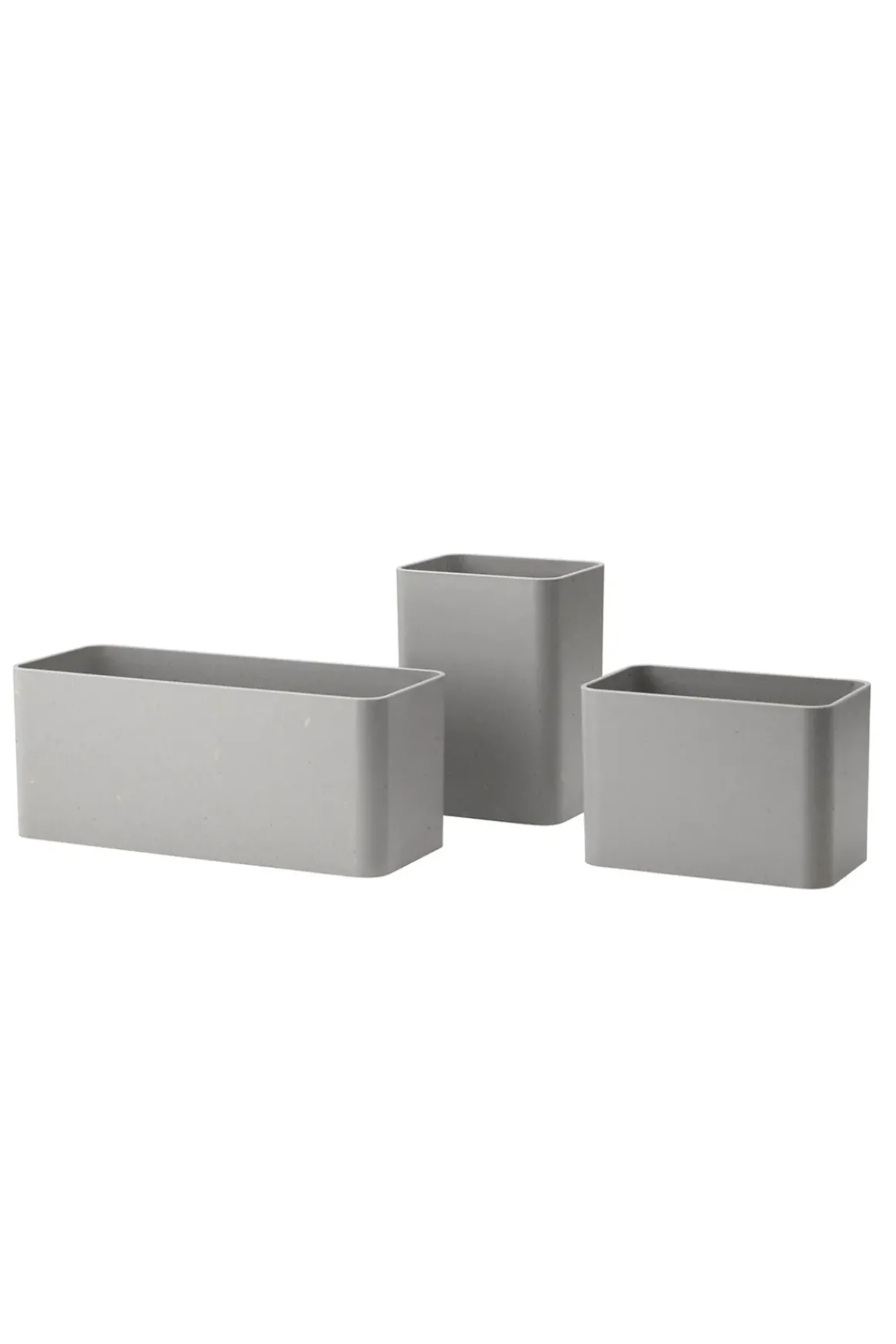 Oppbevaringsboks - Grå 3pk