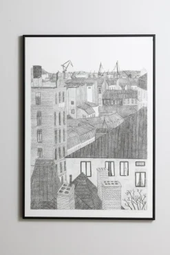 Plakat - Hamnen 50x70cm
