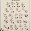 Plakatlist - Eik 51cm