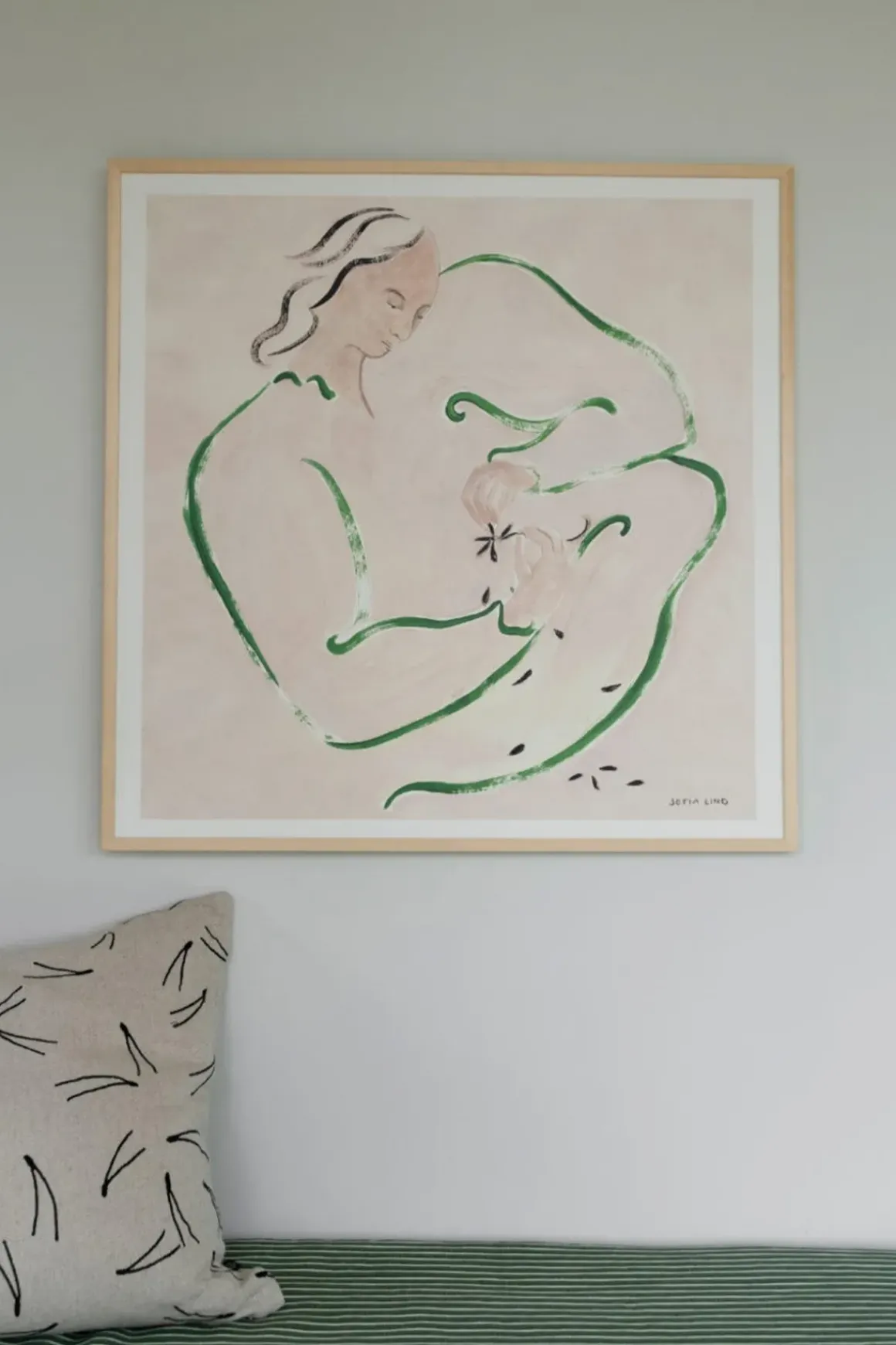 Plakat - Love Me Not 70x70cm
