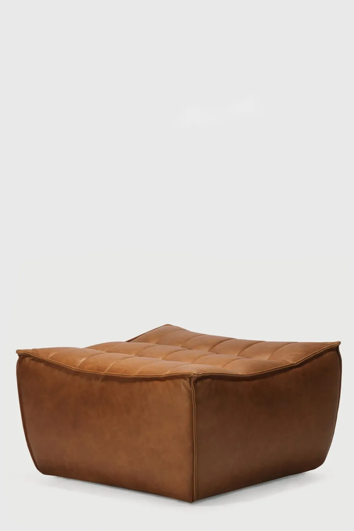 Puff - N701 Brun Skinn