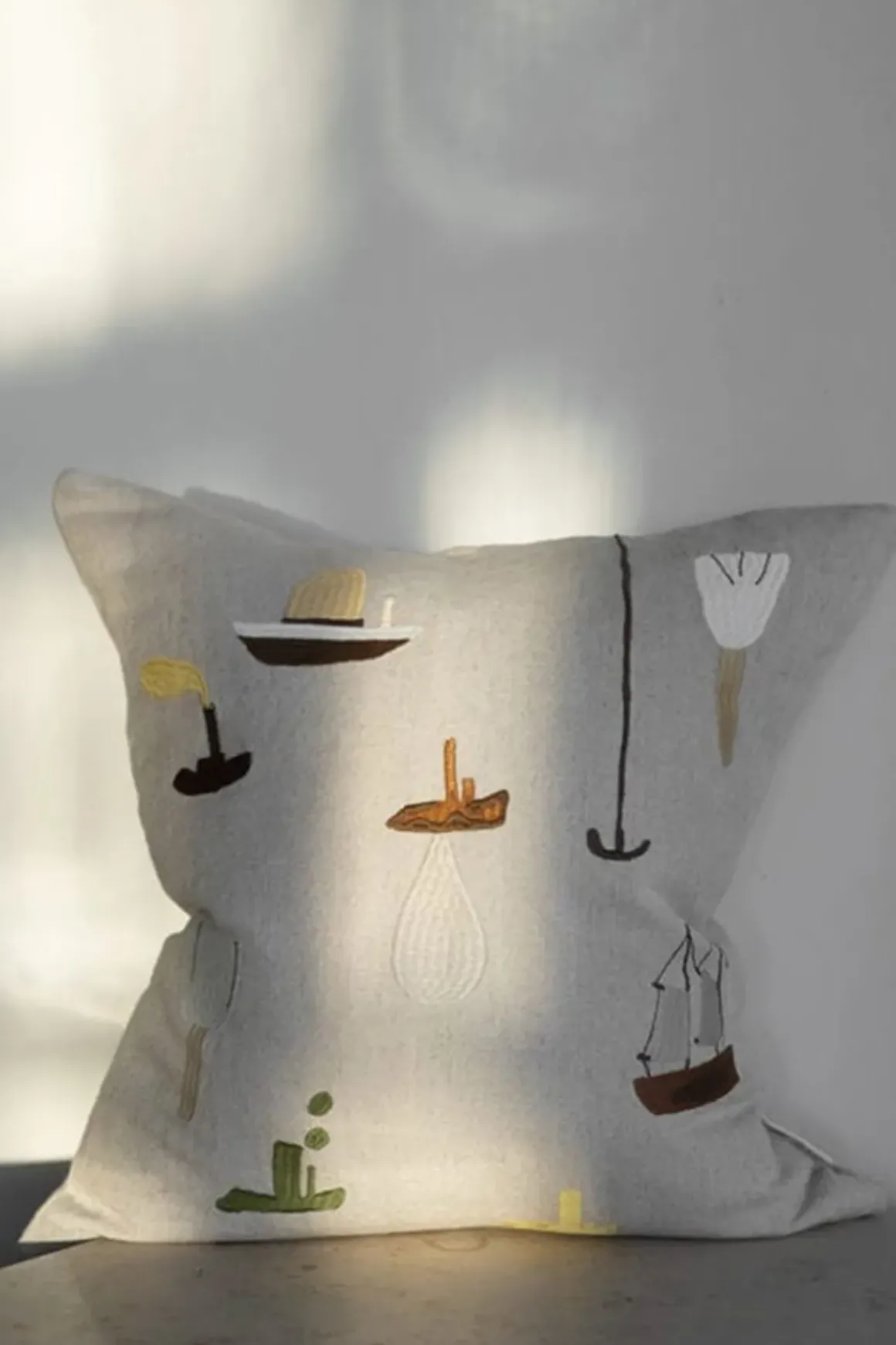 Putetrekk - Sail With Me 48x48cm