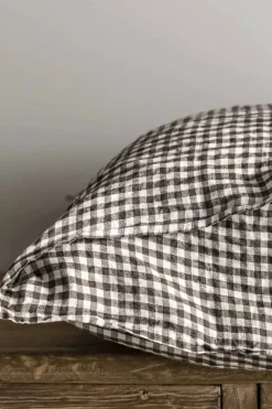 Putetrekk - 65x65cm Brown Gingham
