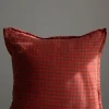 Putetrekk - 50x50cm Red/Navy Gingham