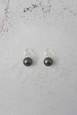 Øredobber - Amalfi Silver/Jet Black
