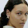 Øredobber - Contour Hoops Gold