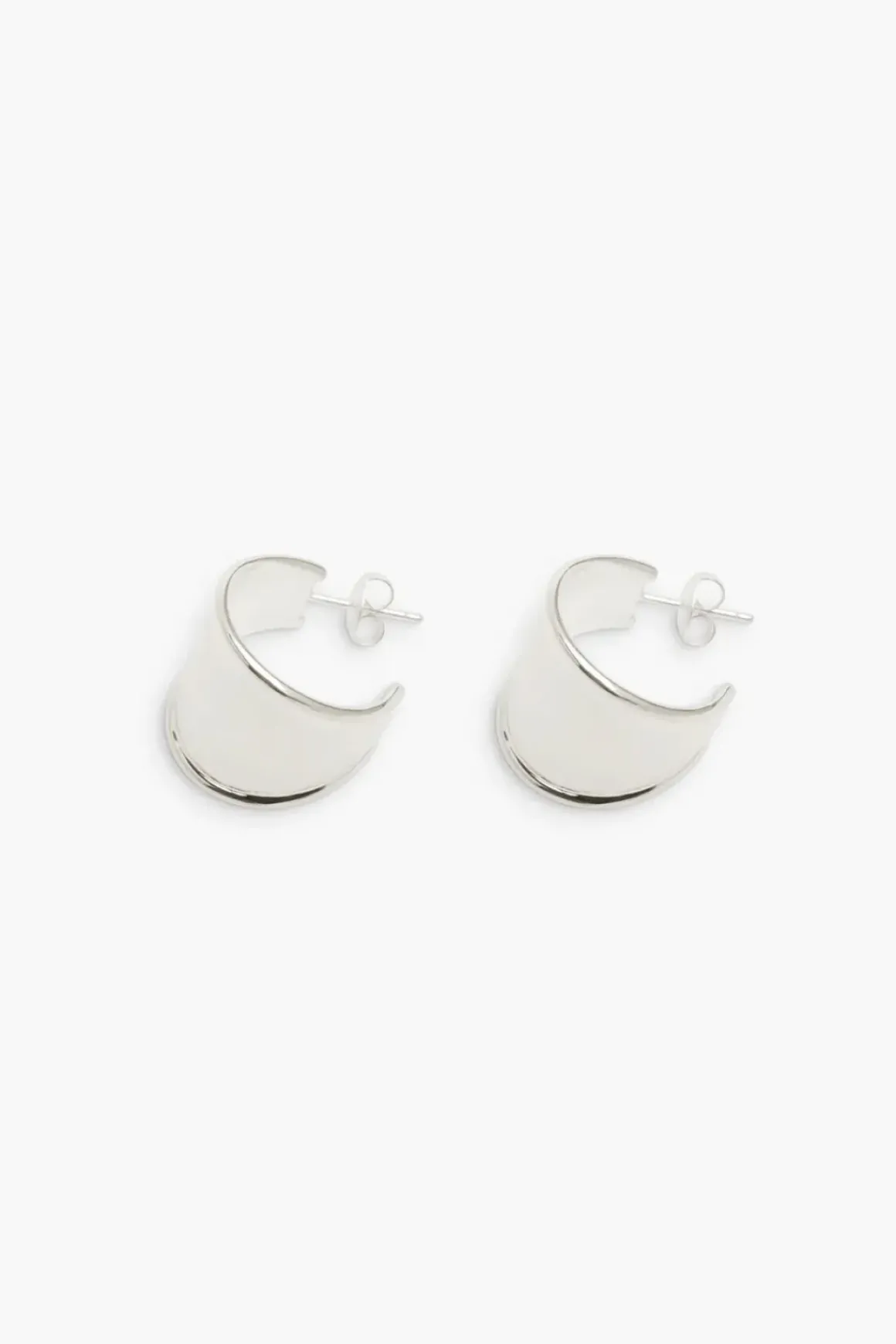Øredobber - Contour Hoops Silver