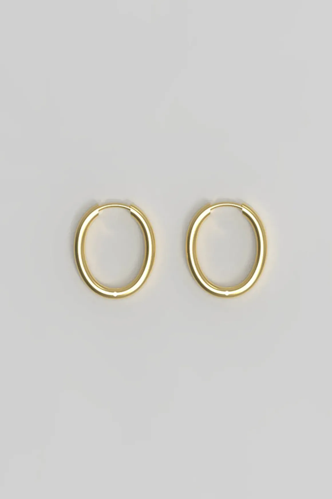 Øredobber - Slim Hoop M Plated
