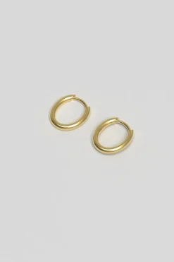 Øredobber - Slim Hoop Tiny Plated