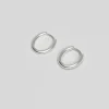 Øredobber - Slim Hoop Tiny Silver