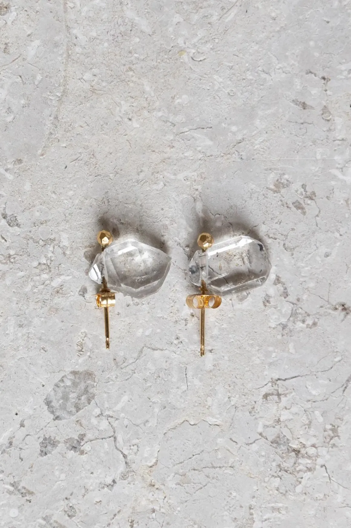 Øredobb - Frost Quartz Single Earring 18K