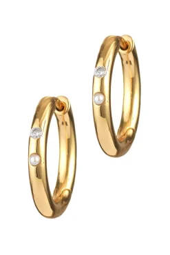 Øreringer - Brigitte Hoops Gold