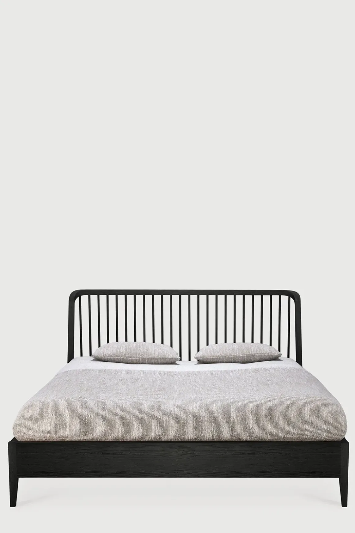 Seng - Spindle Bed 160x200cm Oak Black