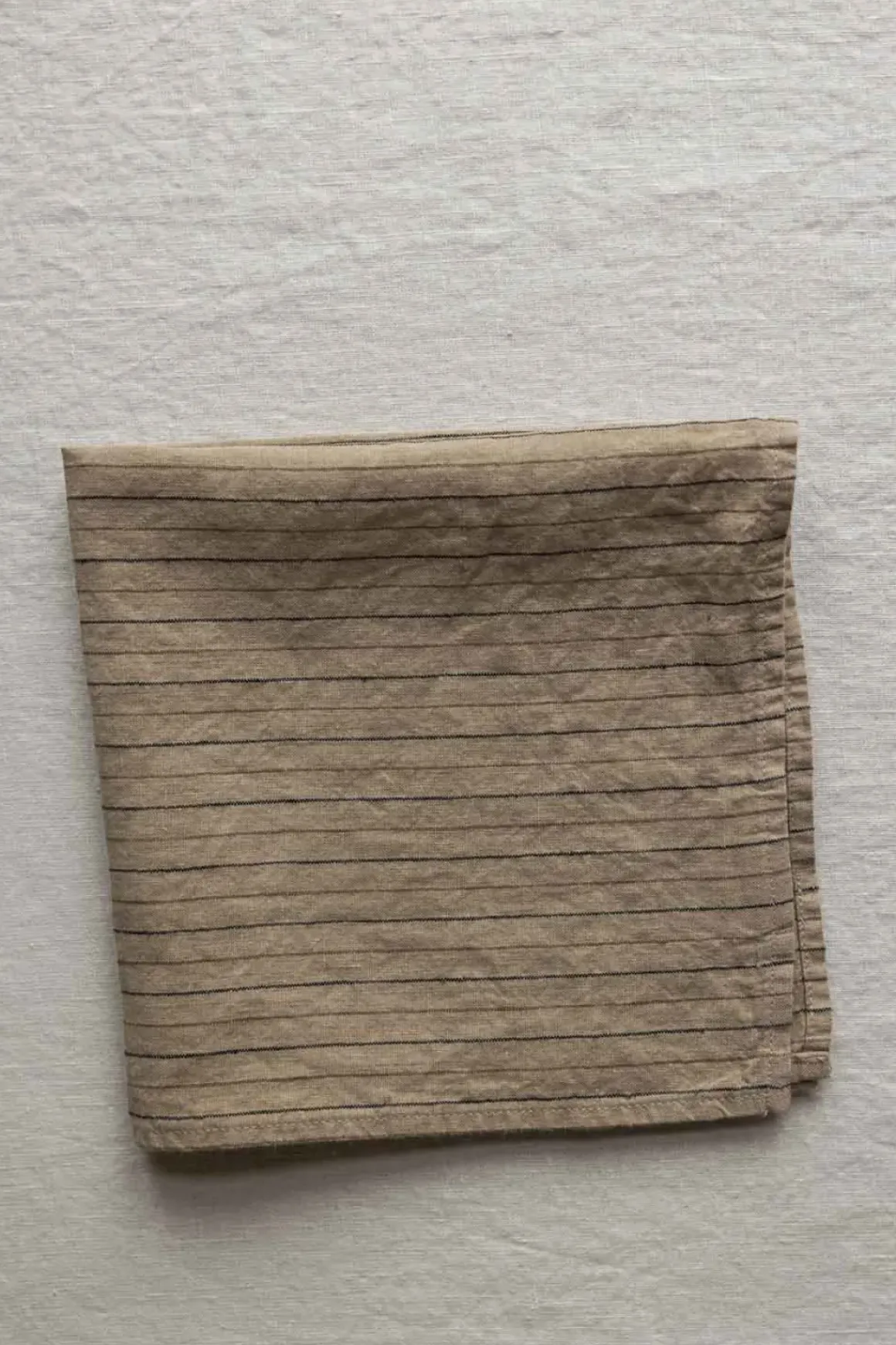 Serviett - 45x45cm Camel Stripe