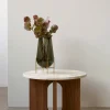 Sidebord - Androgyne dia50cm Dark Oak/Kunis Breccia