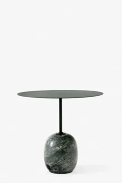 Sidebord - Lato LN9 Deep Green w/Verde Alpi Marble