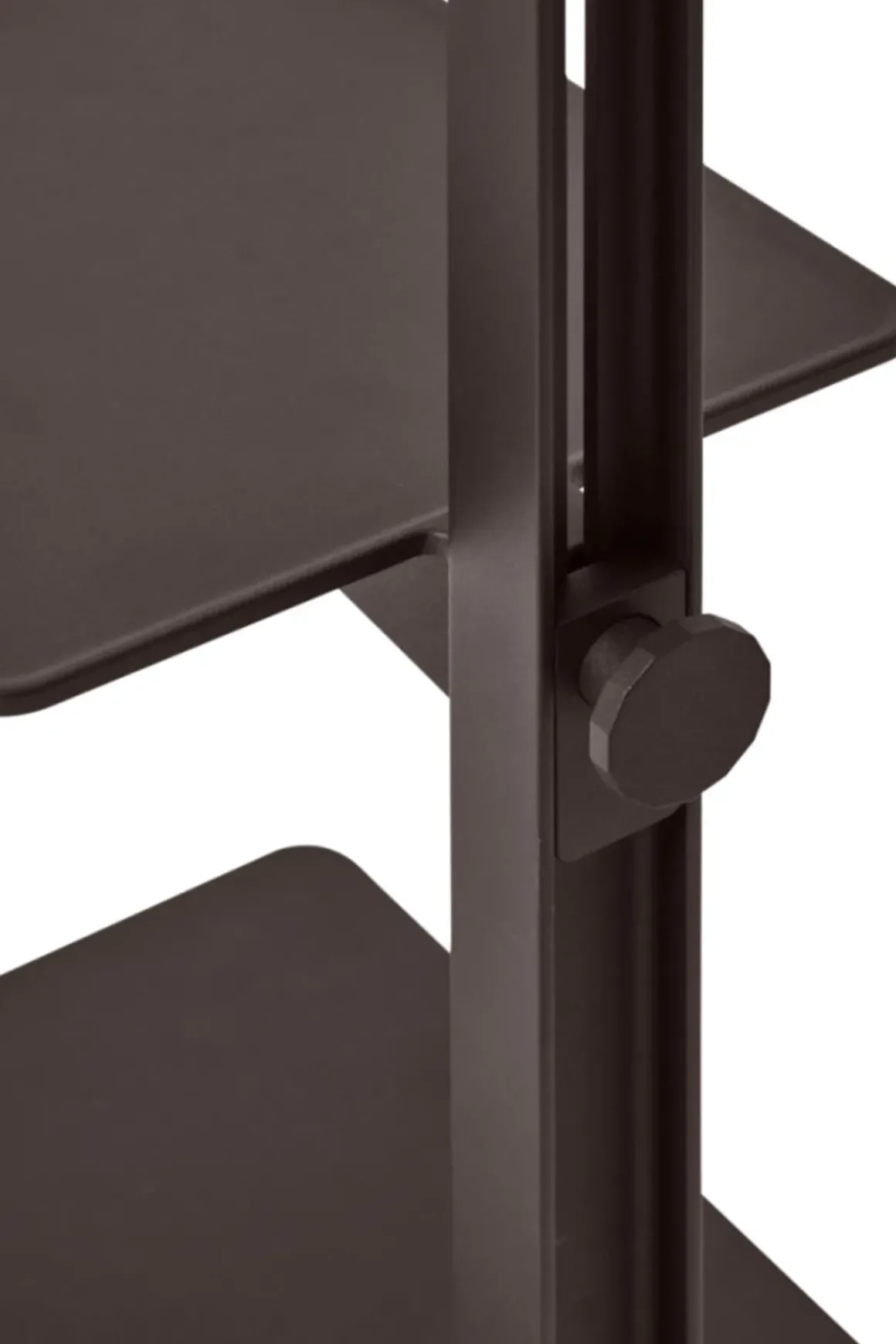 Sidebord - Museum Regulerbart H76,5cm Mørk Brun