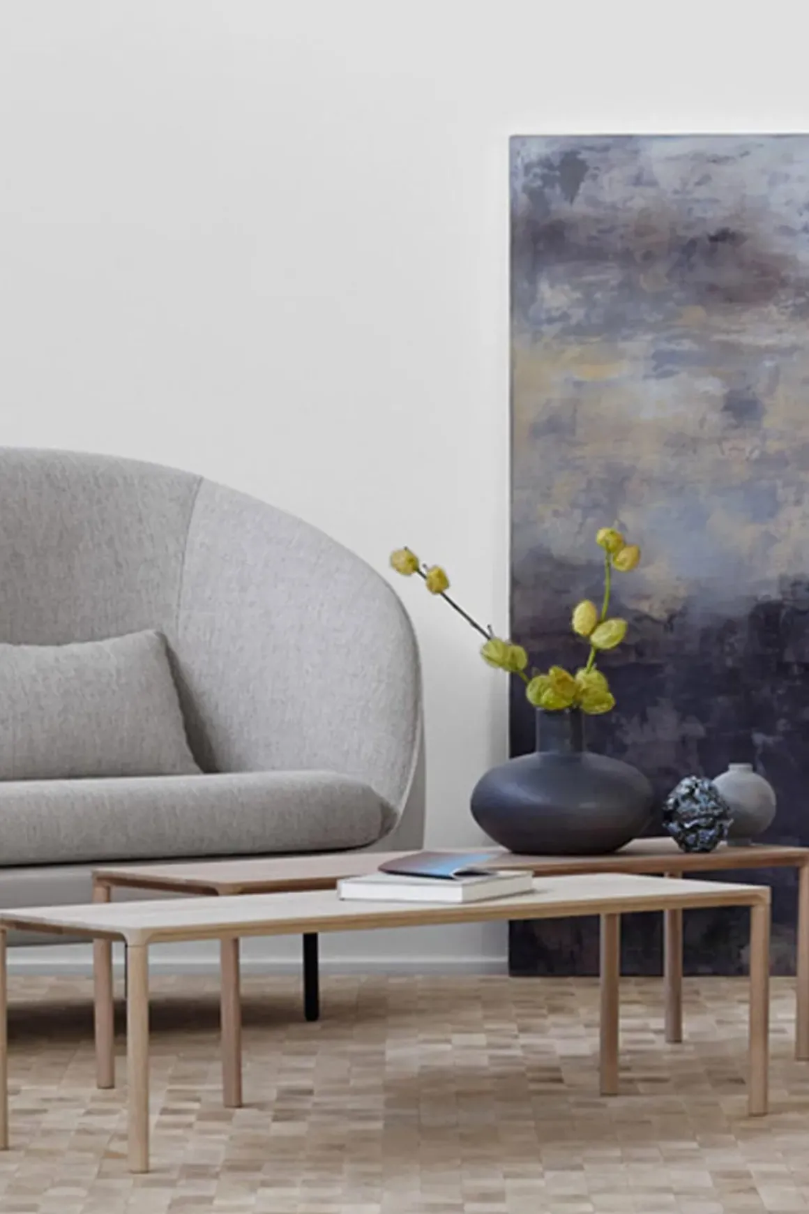 Sidebord - Piloti Modell 6725 63x63xh35 Lys Oljet Eik