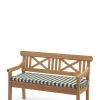 Sittepute - Til Drachmann Benk 120 Light Apricot/Dark Green