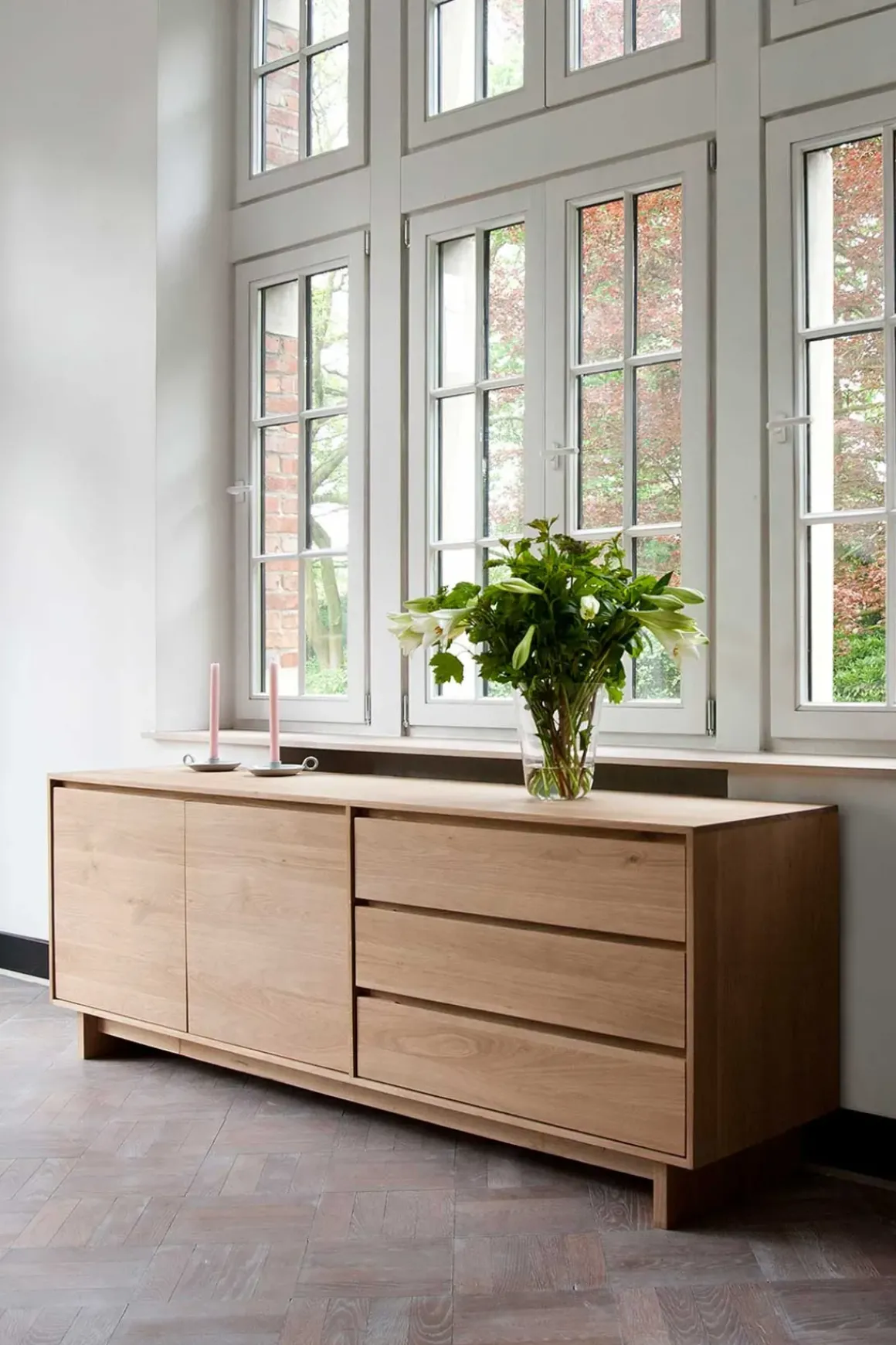 Sjenk - Oak Wave 205x46xh77cm