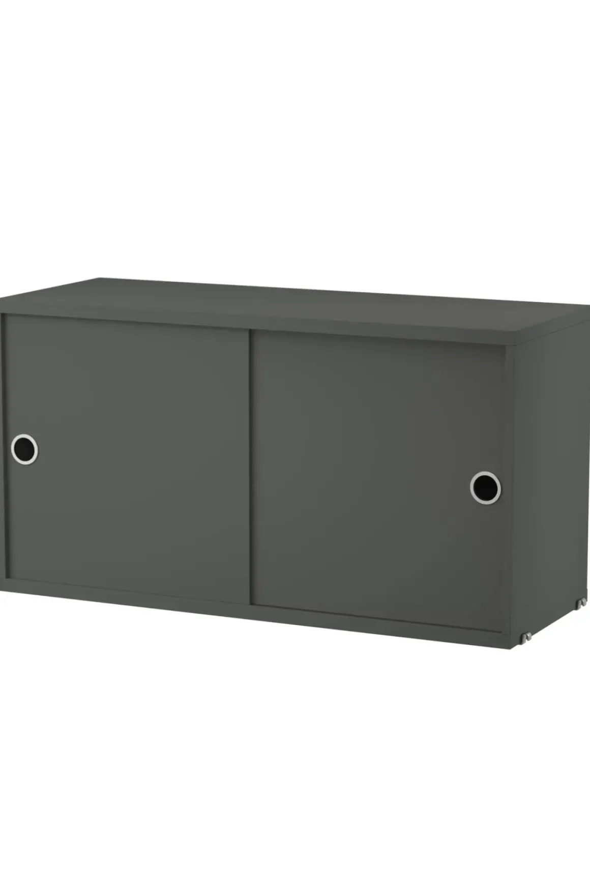 Skap - Skyvedører 78x30x42 Mørkegrå