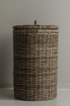 Skittentøyskurv - m/Lokk Dia39 x H59cm