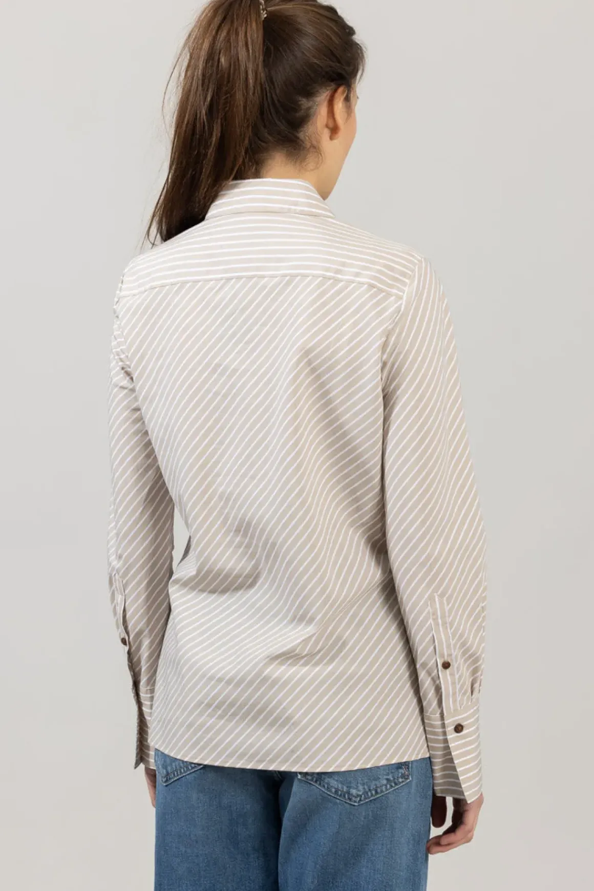 Skjorte - Sylvia Stripe Poplin Shirt