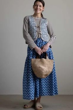 Skjørt - Bibbi Chevron Blue