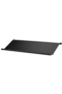 Skohylle - Metall 78x30 Sort